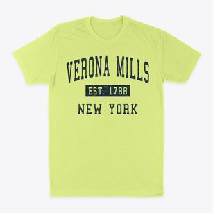Verona Mills New York Classic Established Classic Dad T-Shirt