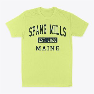 Spang Mills Maine Classic Established Classic Dad T-Shirt