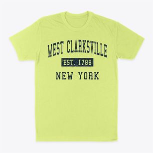 West Clarksville New York Classic Established Classic Dad T-Shirt