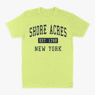 Shore Acres New York Classic Established Classic Dad T-Shirt