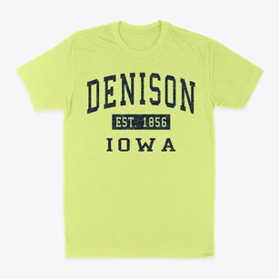 Denison Iowa Classic Established Classic Dad T-Shirt