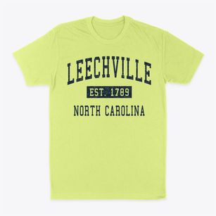 Leechville North Carolina Classic Established Classic Dad T-Shirt