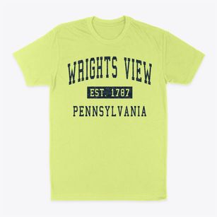 Wrights View Pennsylvania Classic Established Classic Dad T-Shirt