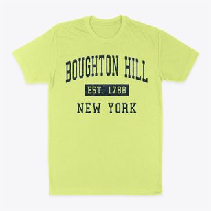 Boughton Hill New York Classic Established Classic Dad T-Shirt