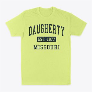 Daugherty Missouri Classic Established Classic Dad T-Shirt