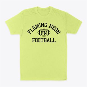 Fleming Neon High School Classic Football Classic Dad T-Shirt