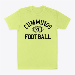 Hugh M Cummings High School Classic Football Classic Dad T-Shirt