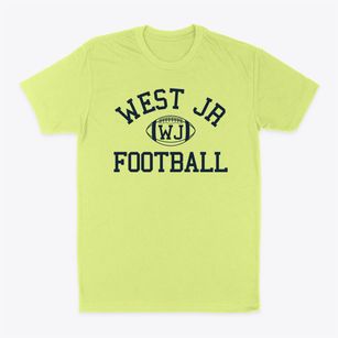 West Jr High School Classic Football Classic Dad T-Shirt