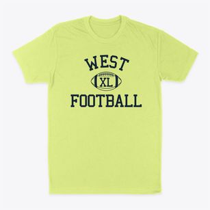 West High School Classic Football Classic Dad T-Shirt