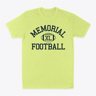 Memorial High School Classic Football Classic Dad T-Shirt
