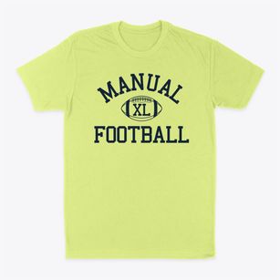 Manual High School Classic Football Classic Dad T-Shirt