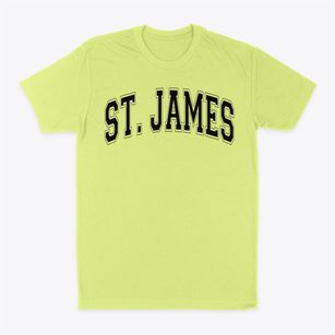 St James Parish Varsity Arch Classic Dad T-Shirt