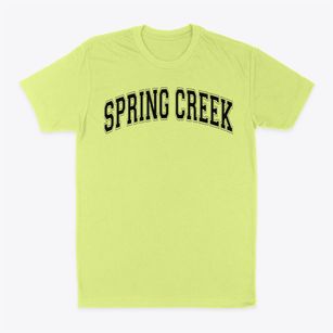 Spring Creek Elementary School Varsity Arch Classic Dad T-Shirt
