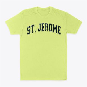 St Jerome Parish Varsity Arch Classic Dad T-Shirt