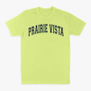 Prairie Vista Middle School Varsity Arch Classic Dad T-Shirt