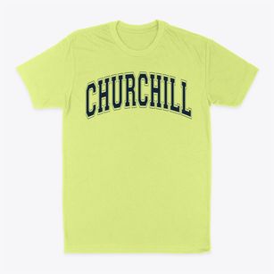 Churchill Junior High School Varsity Arch Classic Dad T-Shirt