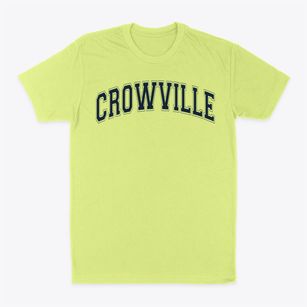 Crowville High School Varsity Arch Classic Dad T-Shirt