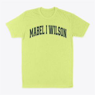 Mabel I Wilson Elementary School Varsity Arch Classic Dad T-Shirt