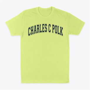 Charles C Polk School Varsity Arch Classic Dad T-Shirt