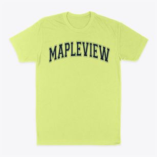 Mapleview Elementary School Varsity Arch Classic Dad T-Shirt