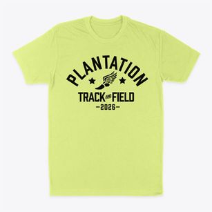 Plantation Elementary School Track and Field Classic Dad T-Shirt