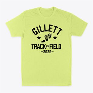 Gillett Intermediate School Track and Field Classic Dad T-Shirt