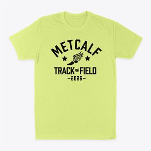 Metcalf Elementary School Track and Field Classic Dad T-Shirt
