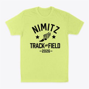 Nimitz High School Track and Field Classic Dad T-Shirt
