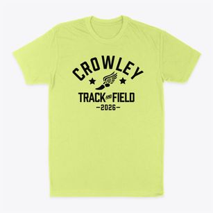 Crowley Middle School Track and Field Classic Dad T-Shirt