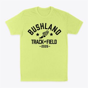 Bushland Elementary School Track and Field Classic Dad T-Shirt