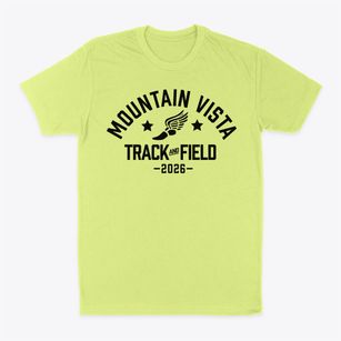 Mountain Vista Elementary School Track and Field Classic Dad T-Shirt