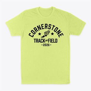 Cornerstone Christian School Track and Field Classic Dad T-Shirt
