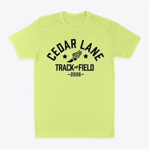 Cedar Lane Center Track and Field Classic Dad T-Shirt