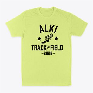 Alki Middle School Track and Field Classic Dad T-Shirt