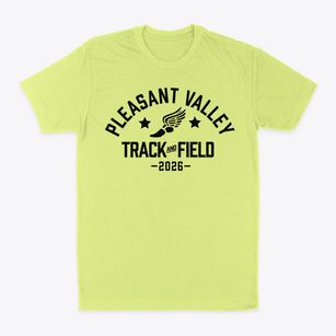 Pleasant Valley Elementary School Track and Field Classic Dad T-Shirt