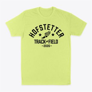 Hofstetter Elementary School Track and Field Classic Dad T-Shirt