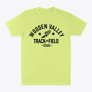 Wooden Valley Elementary School Track and Field Classic Dad T-Shirt