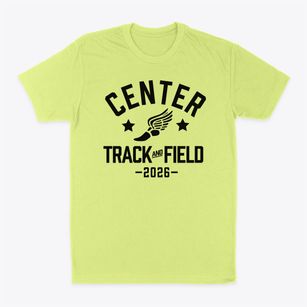 Center Elementary School Track and Field Classic Dad T-Shirt