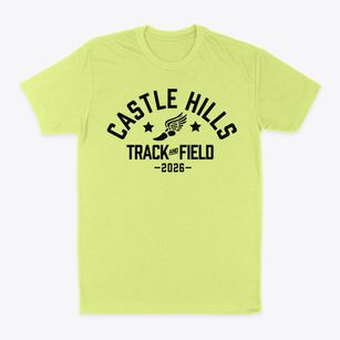 Castle Hills Elementary School Track and Field Classic Dad T-Shirt