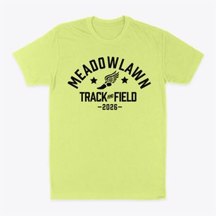 Meadowlawn Middle School Track and Field Classic Dad T-Shirt