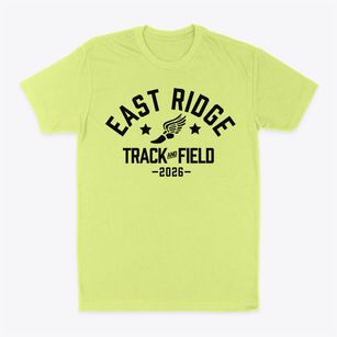 East Ridge Middle School Track and Field Classic Dad T-Shirt