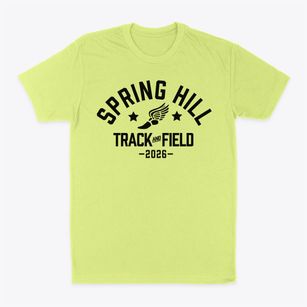 Spring Hill Elementary School Track and Field Classic Dad T-Shirt
