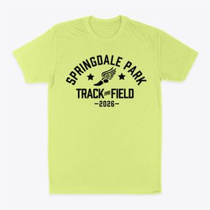 Springdale Park Elementary School Track and Field Classic Dad T-Shirt