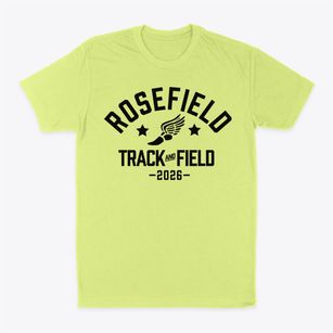 Rosefield Charter Elementary School Track and Field Classic Dad T-Shirt