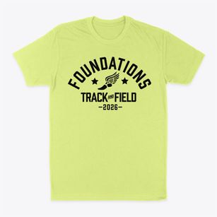 Foundations School Track and Field Classic Dad T-Shirt
