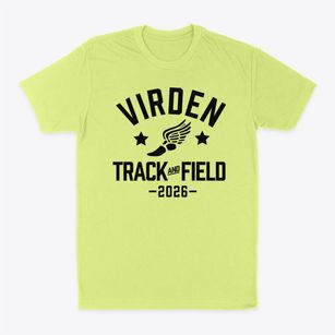 Virden Elementary School Track and Field Classic Dad T-Shirt