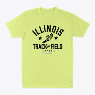 Illinois Elementary School Track and Field Classic Dad T-Shirt