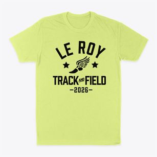 Le Roy Elementary School Track and Field Classic Dad T-Shirt
