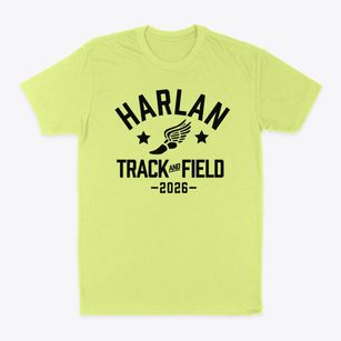 Harlan Elementary School Track and Field Classic Dad T-Shirt