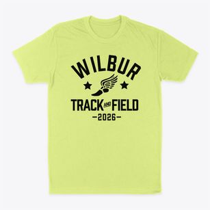 Wilbur Middle School Track and Field Classic Dad T-Shirt